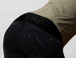 Sťahujúci bedrový pás - čierny, veľk. S