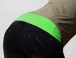 Sťahujúci bedrový pás - svetlozelený, veľk. M