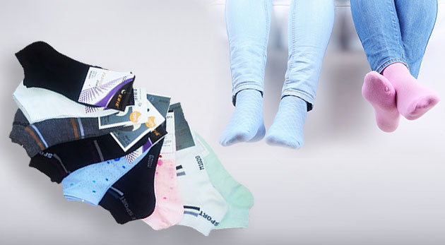 Dámske alebo pánske ponožky - 9 párov