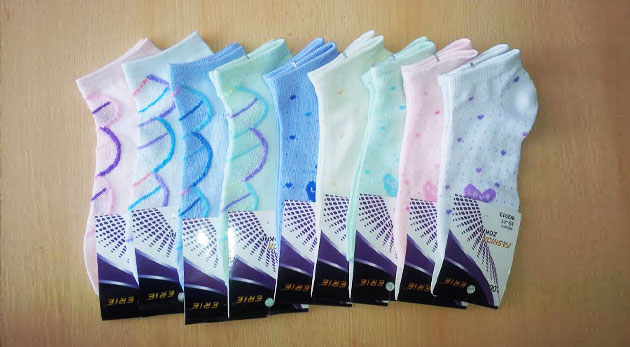 Ponožky dámske - 9 párov, veľkosť 35 - 38