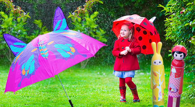 Roztomilé detské dáždniky