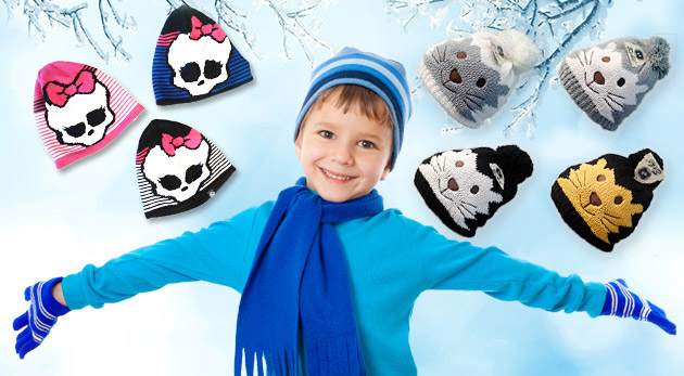 Teplé čapice pre chlapcov a dievčatá