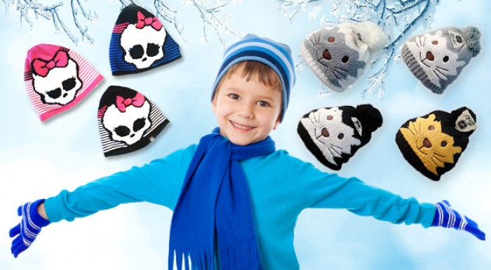 Teplé čapice pre chlapcov a dievčatá