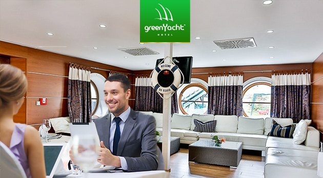 Romantika v luxusnom boteli GreenYacht**** v Prahe