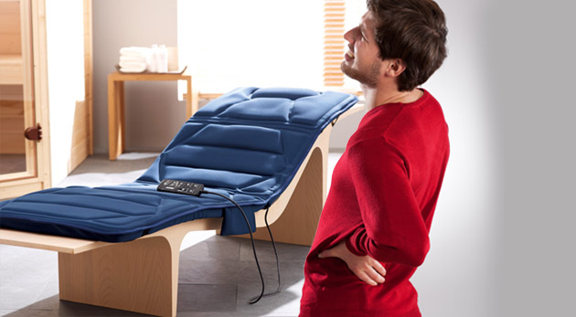 Účinná masážna podložka s nahrievaním