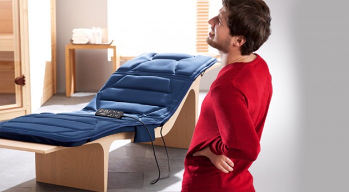 Účinná masážna podložka s nahrievaním