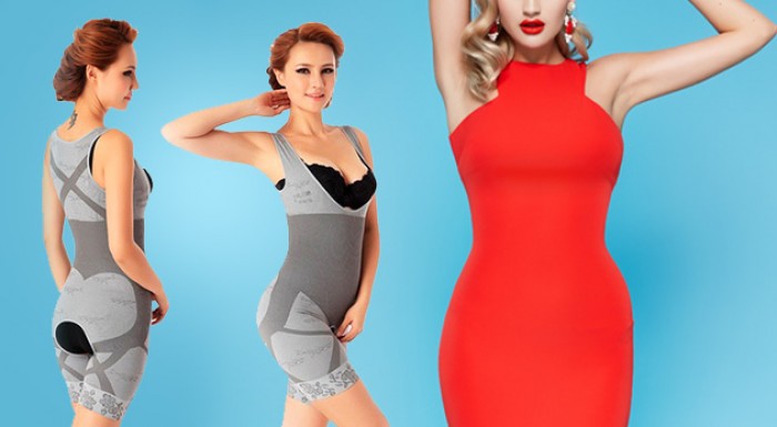 Dámske zoštíhľujúcim body s push-up efektom