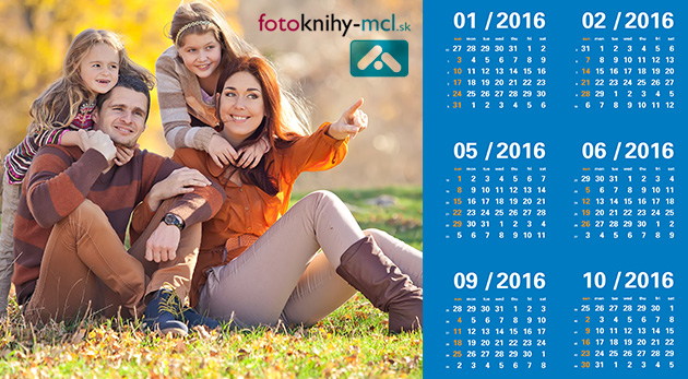 Originálne kalendáre z vlastných fotografií
