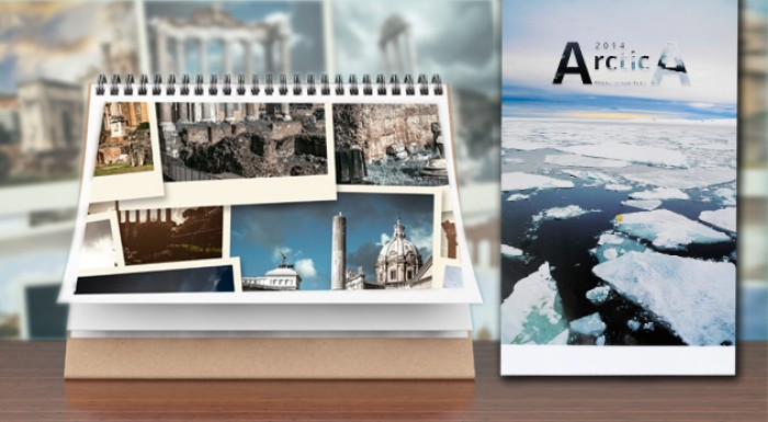 Stolový alebo nástenný kalendár s fotografiami