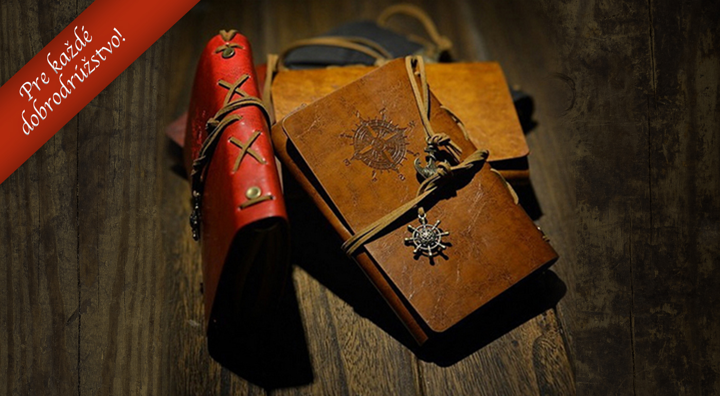 Vintage denník pre cestovateľov