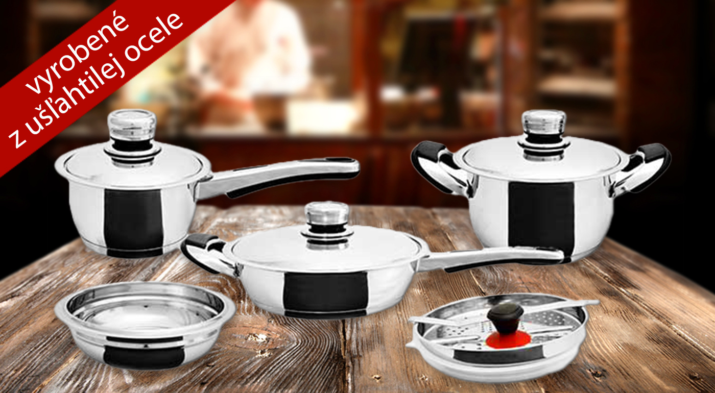 11-dielna sada hrncov