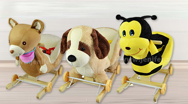 Drevené hojdacie zvieratká