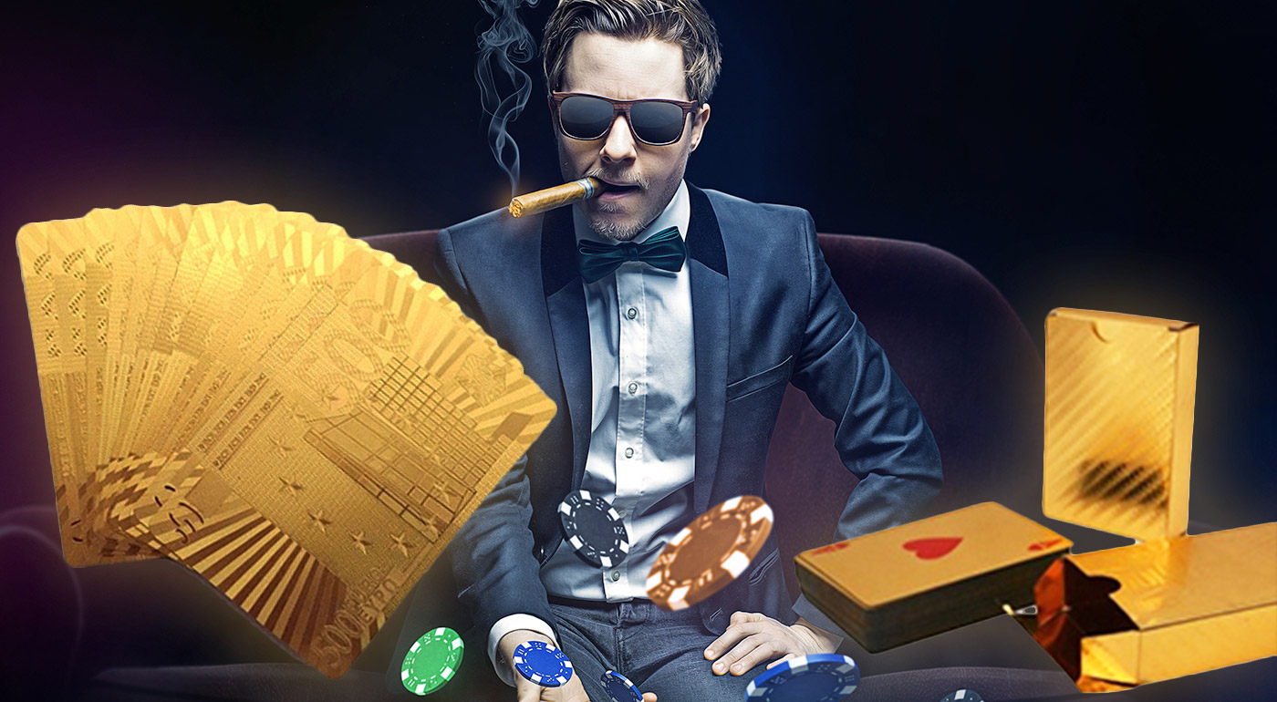 Exkluzívne pokrové karty zo zlata