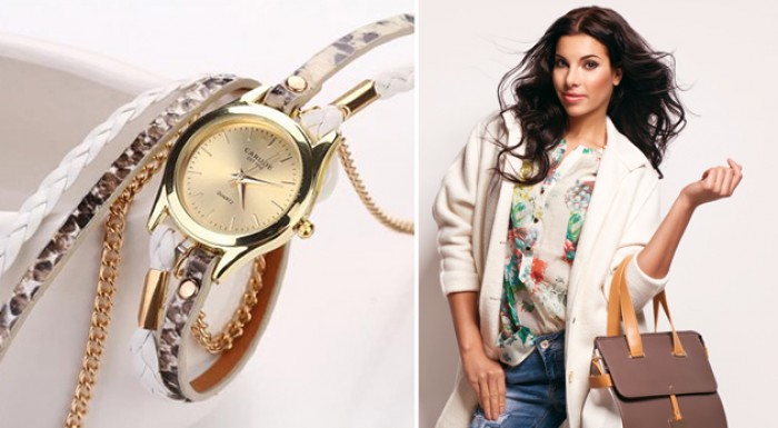 Dámske náramkové hodinky v 6 farbách