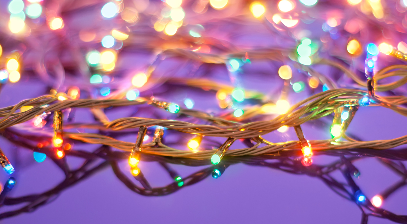 Úsporné vianočné osvetlenie na batérie