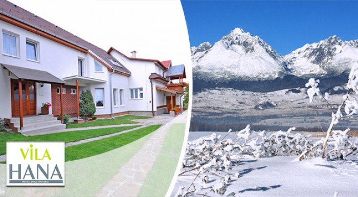 Zimná idylka vo Vysokých Tatrách - Vila Hana 