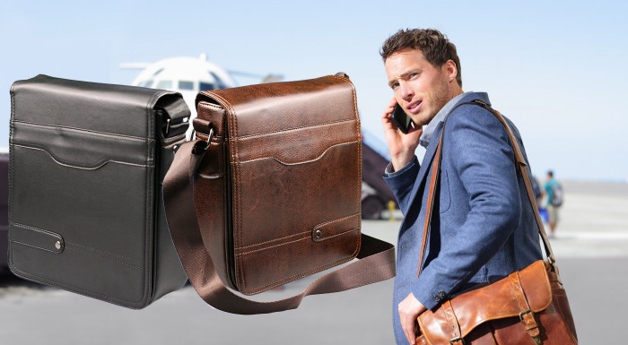 Pánska taška v dvoch farbách