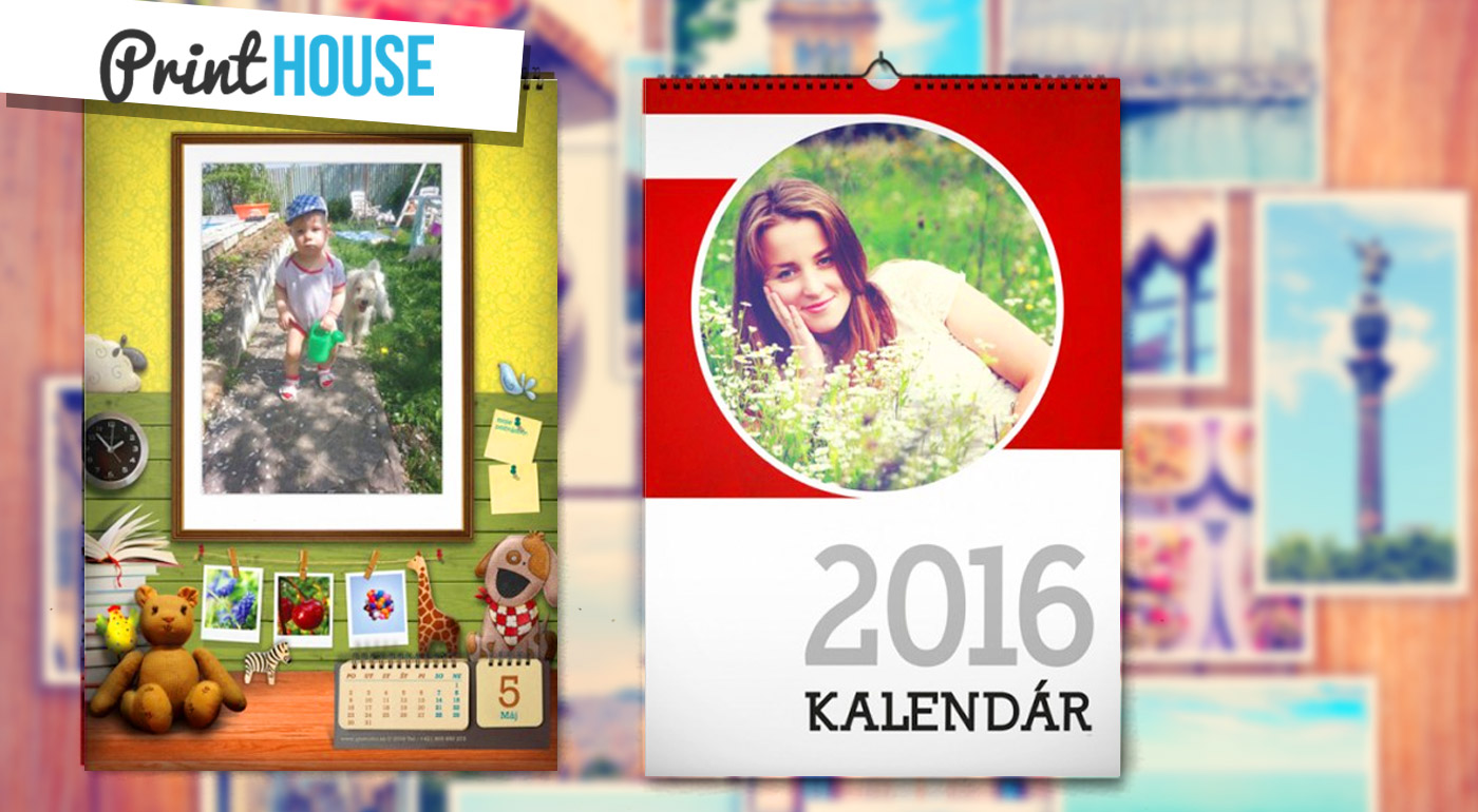 Nástenný kalendár s vašimi fotografiami