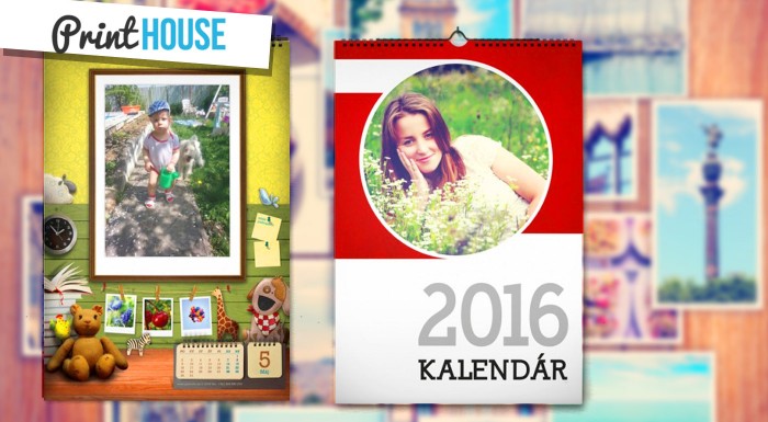 Nástenný kalendár s vašimi fotografiami