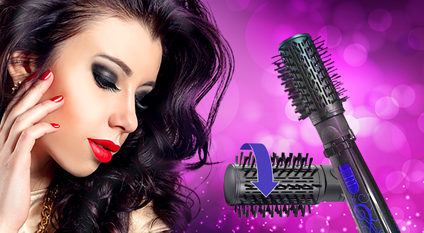 Rotačná kulma na vlasy 