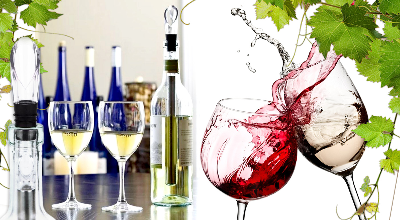 Chladič vína 3v1 s aerátorom a odlievačom