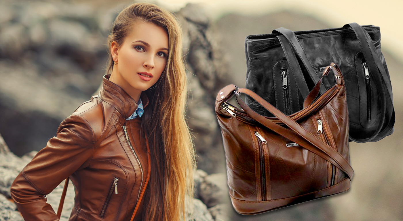 Talianske dámske kabelky z kože