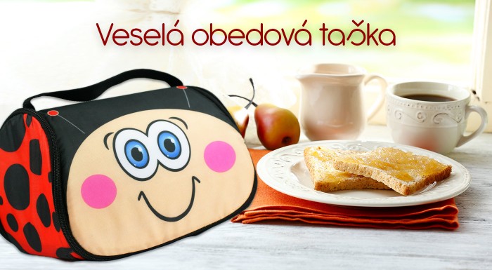 Veselá obedová taška pre deti 
