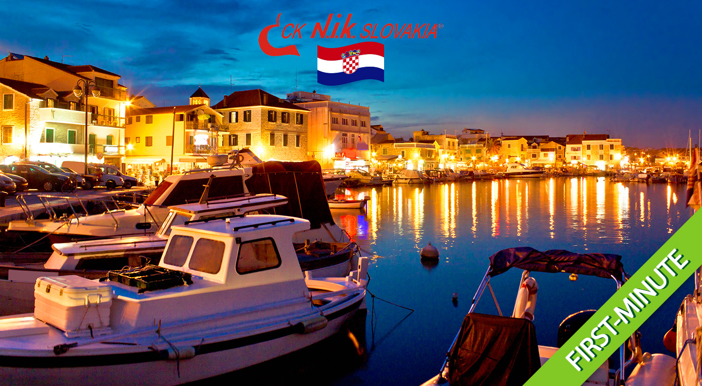 Dovolenka v chorvátskych mestách Vodice a Tribunj