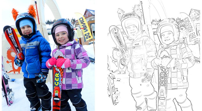 Originálne omaľovánky z vašich fotografií