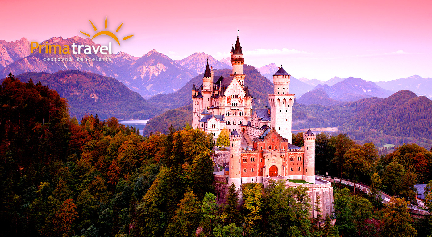 Návšteva najkrajších bavorských zámkov