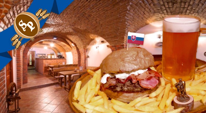 Lahodný Jánošíkov hamburger v centre Bratislavy