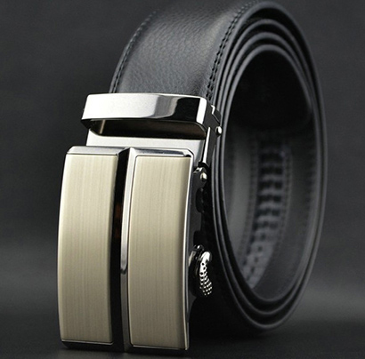 Luxusný pánsky opasok z pravej kože - Model 1