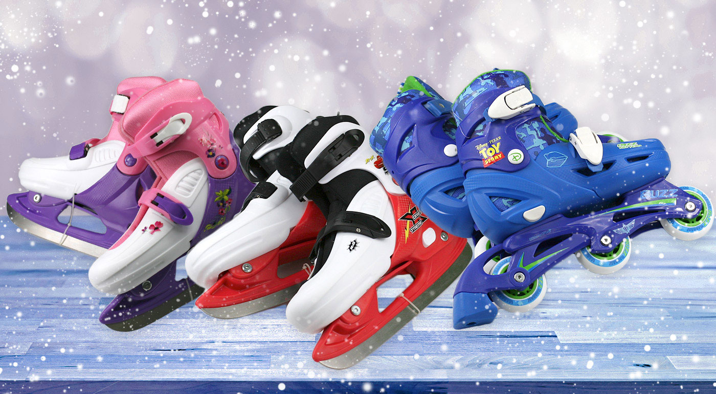 Ľadové alebo kolieskové korčule pre deti