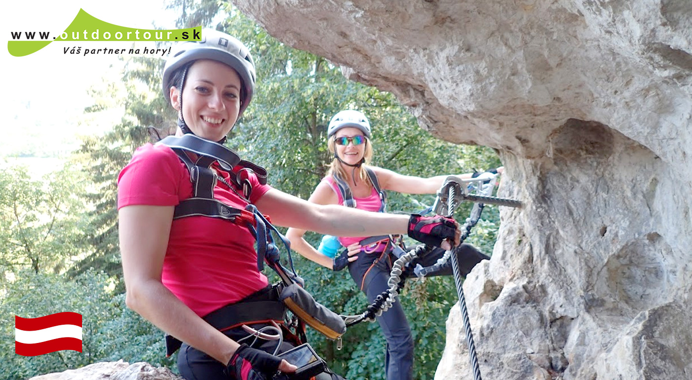 Kurz lezenia na Via ferratách v Rakúsku
