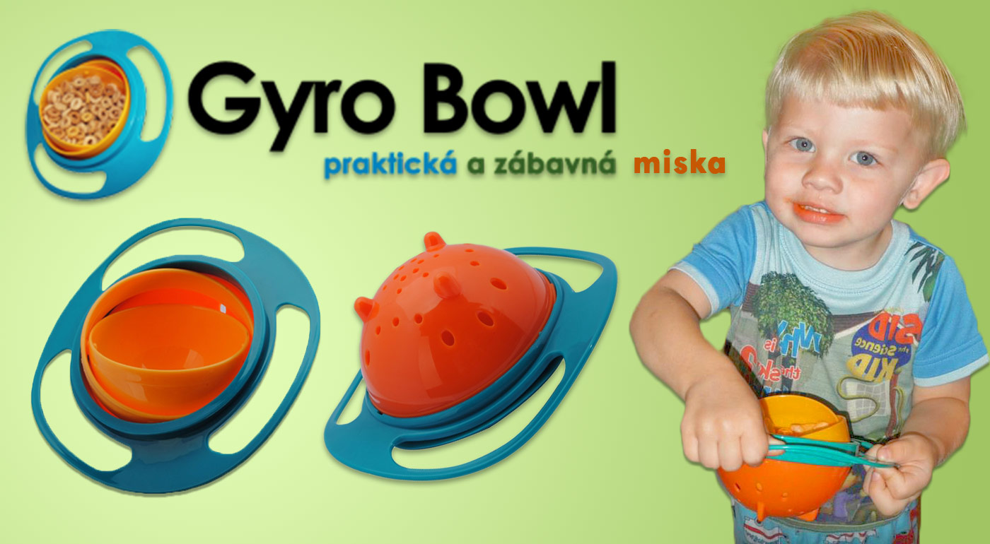 Gyro Bowl pre deti - neprevrátiteľná miska