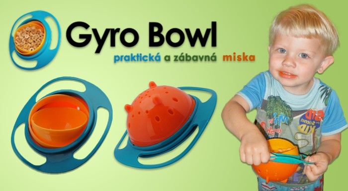 Gyro Bowl pre deti - neprevrátiteľná miska