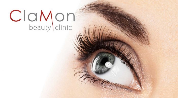 Tvarovanie a farbenie obočia a mihalníc Clamon