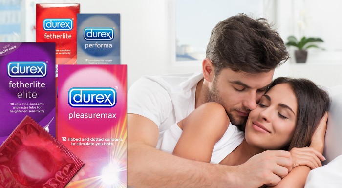Durex - balíčky kondómov 