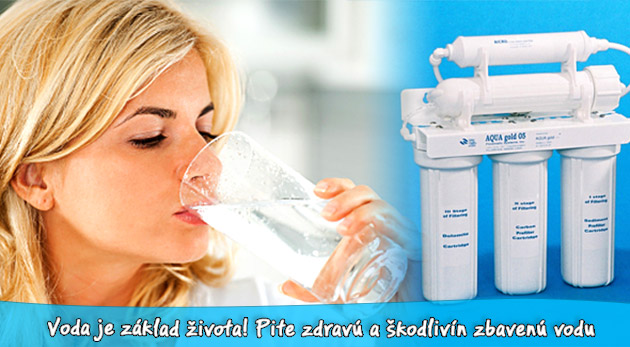 Pite zdravú vodu vďaka filtračnému zariadeniu Aqua gold Cooler AFDL/AFD!