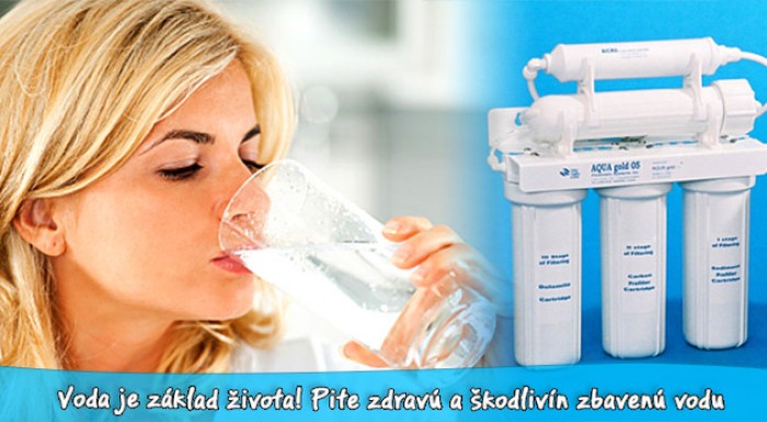 Pite zdravú vodu vďaka filtračnému zariadeniu Aqua gold Cooler AFDL/AFD!