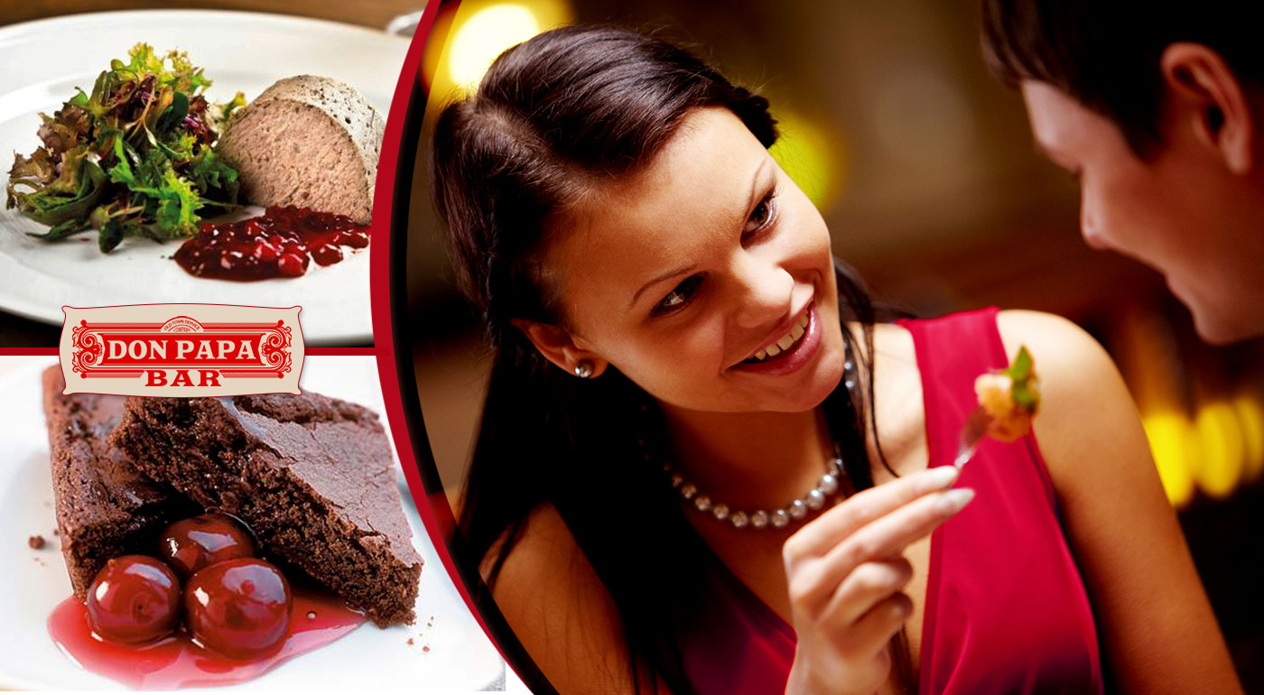 Slávnostné menu pre dvoch - Don Papa