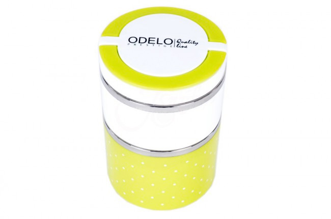 B2. Termoobedár nerezový 2-dielny ODELO model OD1285, objem: 930 ml  - zelená