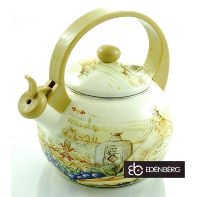 Smaltovaný čajník EDENBERG - Olio di Toscana