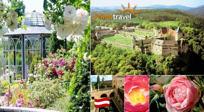 Zámok ruží Rosenburg a Kittenberské záhrady snov