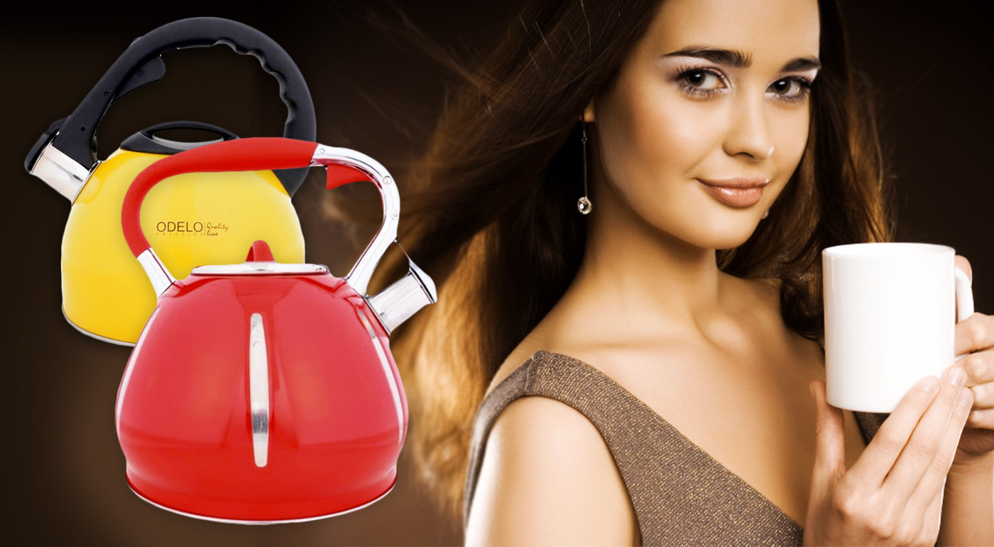 Štýlové čajníky s píšťalkou