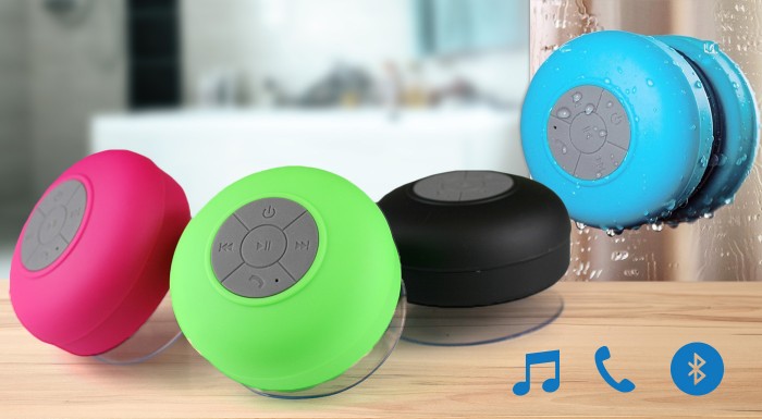 Praktický bluetooth reproduktor odolný voči vode