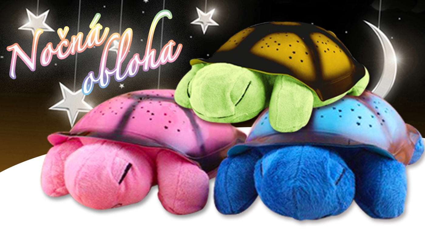 Svietiaca a hrajúca korytnačka pre deti