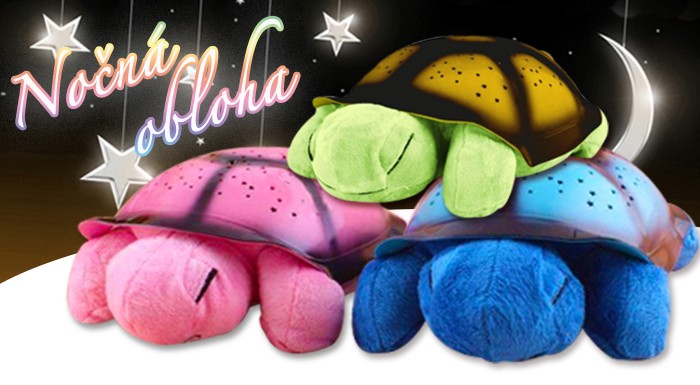 Svietiaca a hrajúca korytnačka pre deti