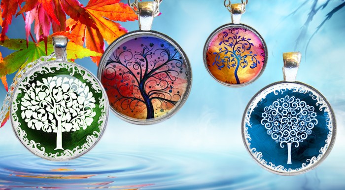 Strieborná retiazka s príveskom Strom života