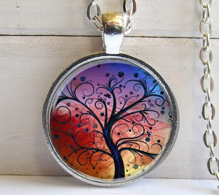 Retiazka s príveskom Strom života - varianta 3